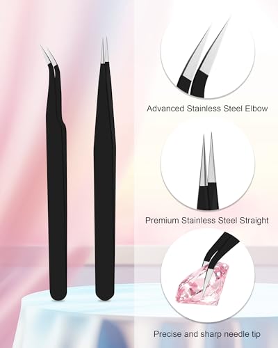 Rhinestone Picker Tool Set with Wax Applicator & Tweezers