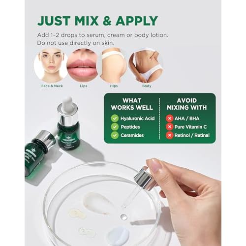 Matrixyl 3000 Peptide Serum [3-Pack Best Value](10ml x 3) ? Helps Smooth Fine Lines, Face,Neck Hands D?collet?, DIY Booster Pure Peptide Complex Anti-Aging, Collagen Boosting Wrinkle Treatment