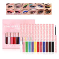 12-Color Matte Liquid Eyeliner Set – Waterproof, Long-Lasting