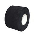 QUUPY 1 Roll/100Pcs Disposable Barber Neck Strips, 2.6 Inch Wide x 13.7 Inch Long, Stretches Up to 21.5 Inch, Soft, Absorbent Paper, Adhesive Closure, Multi-use for Haircut, Styling, Coloring & More
