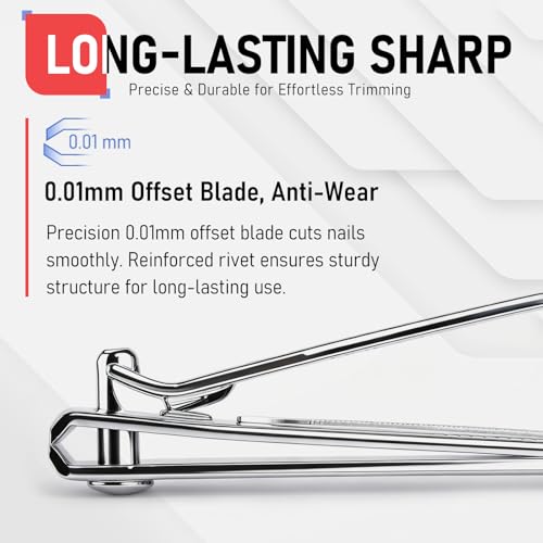 Premium Stainless Steel Nail Clipper Set with File