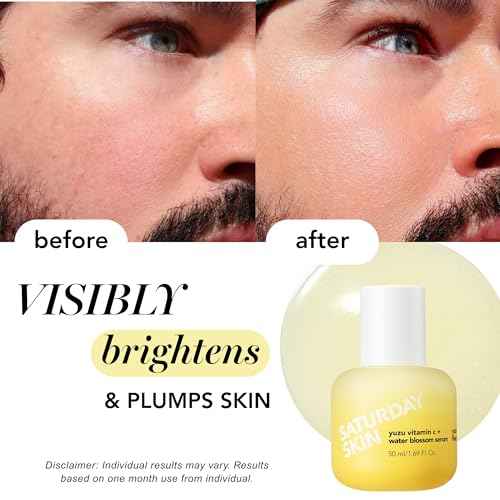 Vitamin C Serum For Face From Yuzu - Brightening Formula With Hyaluronic Acid 7 Peptide Mix And Niacinamide, Deeply Hydrate, Improve Uneven Skin Texture, Vegan, Korean Skin Care (50 ml)