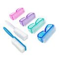 6-Pack Nail Cleaning Brush Set with Handle Grip for Detail Cleaning