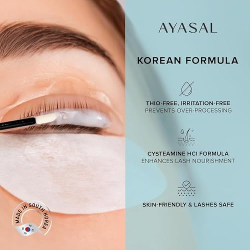 AYASAL Lash Lift Kit - Thio-Free At-Home Eyelash Perm