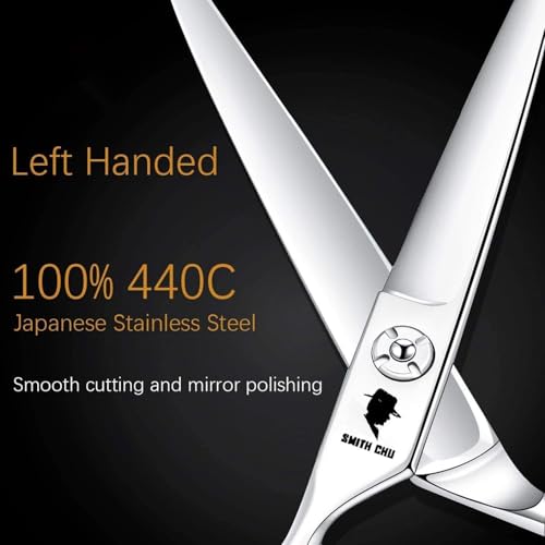 Left-Handed Hair Cutting Scissors - 6.0" Smith Chu Barber Shears
