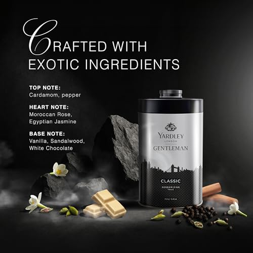 Yardley Gentleman Talcum Powder 8.8oz - Citrus & Musk