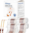 Glirops 200 Count Povidone Iodine Swabsticks – Snap-to-Activate 10% Iodine Wound/Nasal Care, Individually Wrapped in Reusable Case