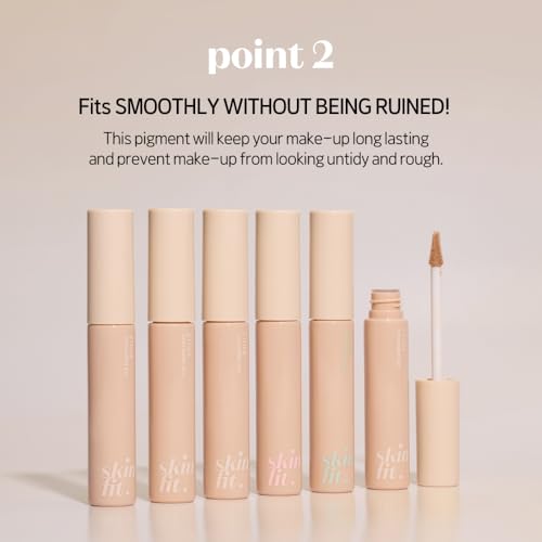 ETUDE Big Cover Skin Fit Concealer PRO - Neutral Vanilla | Long-Lasting Closely Adhesive Cover Like Real Skin | Smooth and Perfect Makeup | Hides Dark Circles, Redness