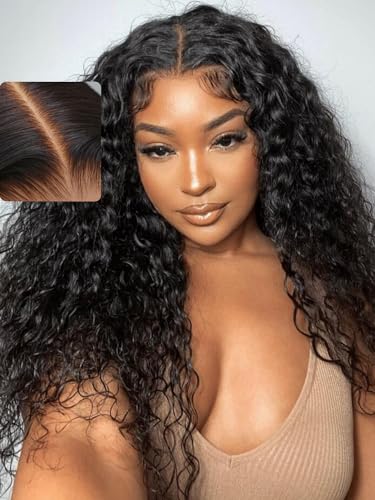 UNICE Bye Bye Knots Glueless Wig 7x5 Lace 18 Inch Water Wave