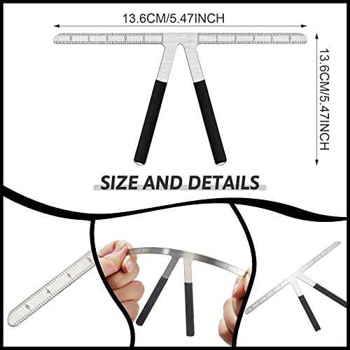 Eyebrow Ruler Kit - 6-Piece Tattoo Positioning & Shaping Tool
