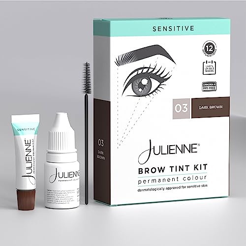 Julienne Sensitive Brow Tint Kit Dark Brown