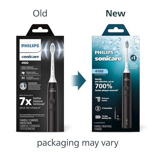 Philips Sonicare 4100 Rechargeable Electric Toothbrush with Pressure Sensor