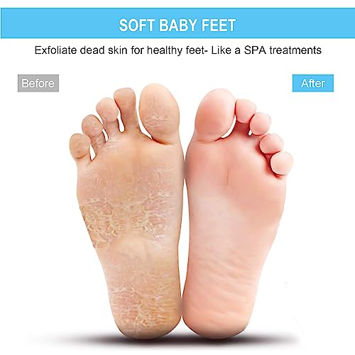 BESKAR Shower Foot Scrubber Mat with Non-Slip Suction Cups