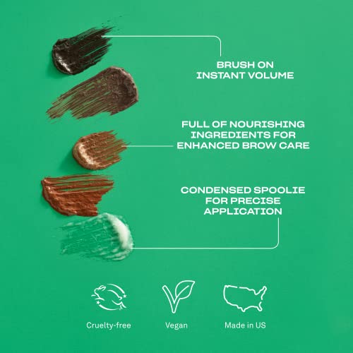 Babe Original Volumizing Eyebrow Filler For Thicker Brows - Tinted Brow Gel with Peptides & Biotin, Smudge Resistant Brow Mascara