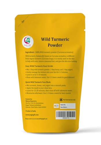 Wild Turmeric Powder for Face | 8 oz Kasturi Manjal
