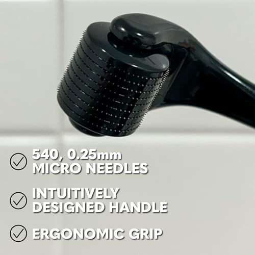 540 Titanium Microneedle Derma Roller for Beard & Face