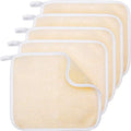 Tatuo 5-Pack Exfoliating Bath Cloths, Dual-Texture Wash Towels