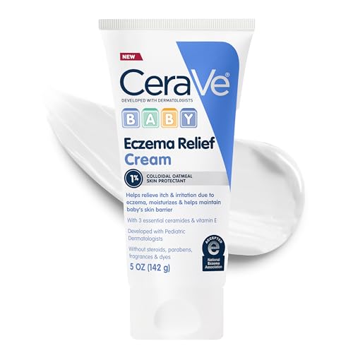 CeraVe Baby Eczema Relief Cream 5oz with Colloidal Oatmeal & Vitamin E - Hypoallergenic