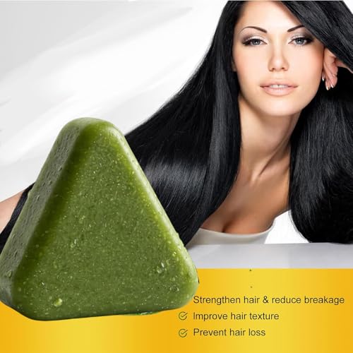 Natural Triangle Shampoo Bar for Strengthening Hair - 1pc