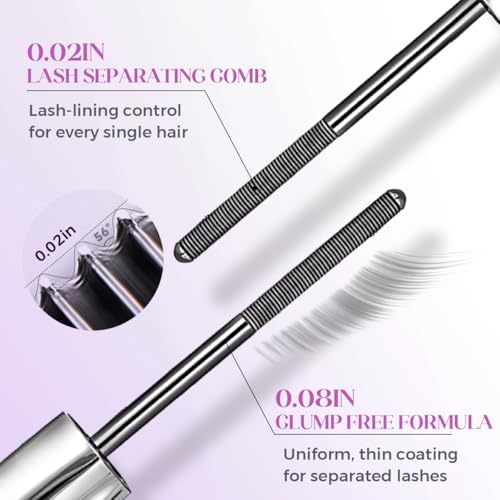 Metal Wand Mascara Waterproof 3D Curling Long Lasting