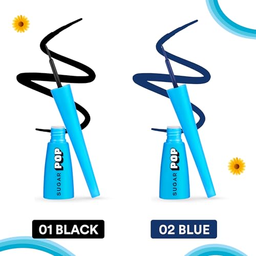 Matte Eyeliner Enriched with Castor Oil Smudge-proof Water-Resistant Up to 24 Hours 4.5ml - 01 Black 1 count (Pack of 1) 01 Black