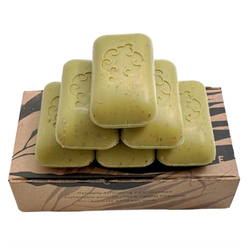 Baudelaire Exfoliating Sea Loofa Soap - Natural Fragrance - Hydrating & Moisturizing Triple-Milled Luxury, 5 oz (Pack of 6)