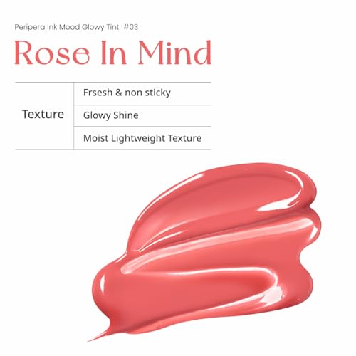Peripera Ink Mood Glowy Tint 003 Rose In Mind Lip Plumper