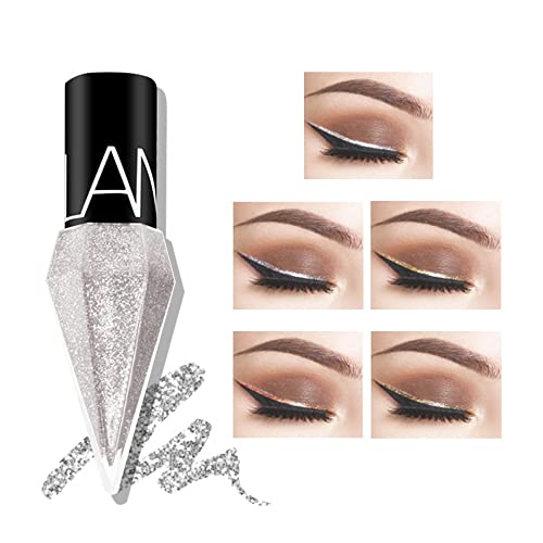 Go Ho Glitter Liquid Eyeliner Set - 5 Colors Metallic Shimmer