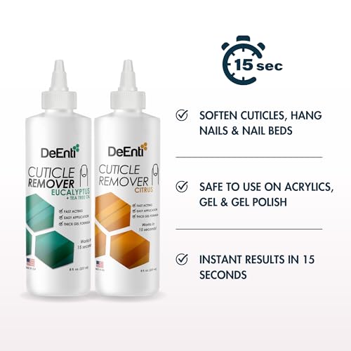 DeEnti Instant Cuticle Remover Gel - 8oz