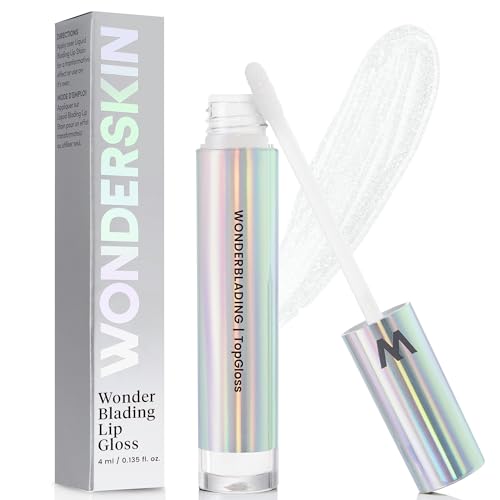 Wonderskin Lip Stain Peel Off Masque (Romance), with Lip Scrub and Clear Lip Gloss
