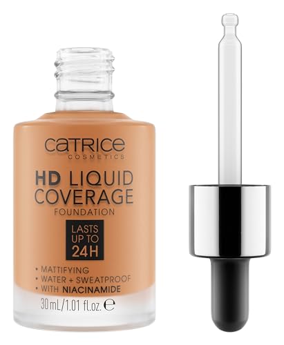 Catrice | HD Liquid Coverage Foundation | High & Natural Coverage | Vegan & Cruelty Free (065 | Bronze Beige)