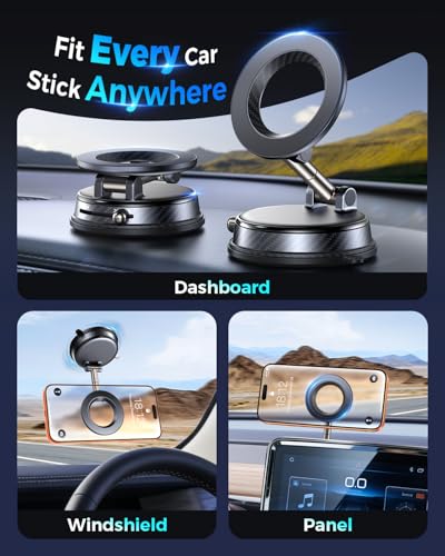Magnetic Car Phone Holder 360° Adjustable for iPhone