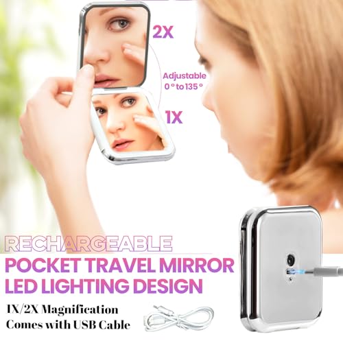 DIY Lash Extension Kit 684pc Clusters with LED Mirror