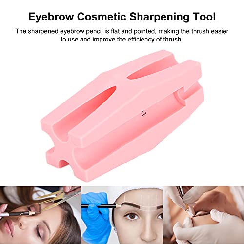4-in-1 Duckbill Eyebrow Pencil Sharpener Tool for Flat Pointed Tip