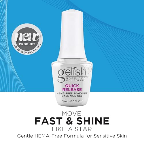 Gelish HEMA-Free Quick Release Base Coat 9mL – Gelish MINI