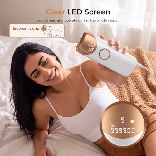 Ubroo Laser Hair Removal Device White - Hair Reduction in 2 Sessions