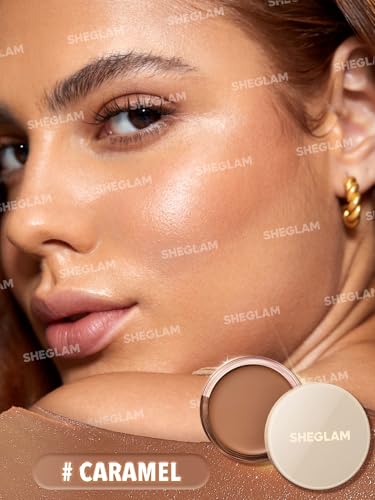 SHEGLAM Silk Haze Cream Bronzer - Caramel, Long-Lasting Glow