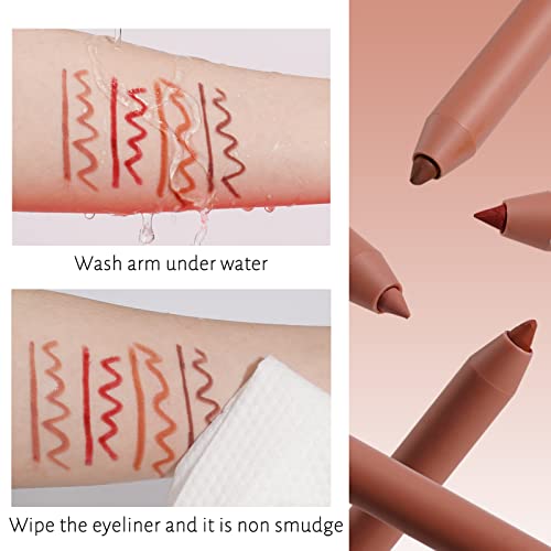 YES.EYE DO Brown Lip Liner Pencil with Built-in Sharpener - Waterproof & Matte
