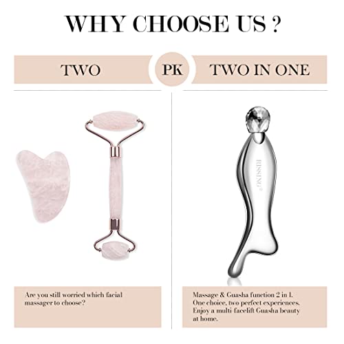 FSA/HSA Eligible Gua Sha Facial Tool Set - 4-in-1 Stainless Steel