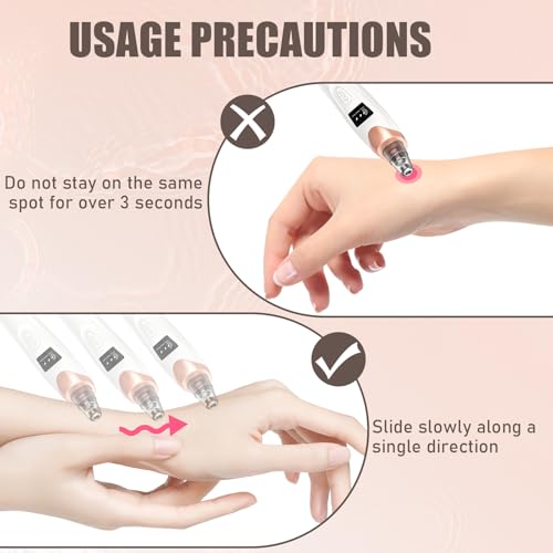 Gackoko Blackhead Remover Pore Vacuum Kit - 5 Suction Levels, USB Rechargeable