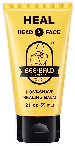 Bee Bald HEAL Aftershave Balm for Men | Razor Burn & Irritation Relief