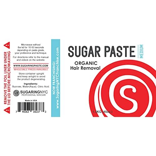 SUGARING PASTE ? MEDIUM 1.3kg 45Oz (BIKINI, BRAZILIAN, UNDERARMS, UPPER LIP)