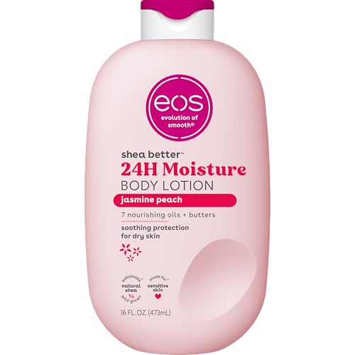 eos Shea Butter Body Lotion Jasmine Peach 16 oz