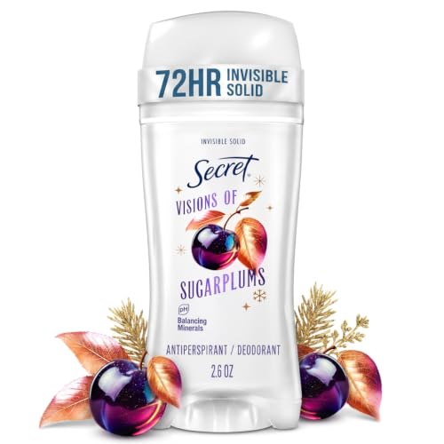 Invisible Solid Antiperspirant Deodorant - Visions of Sugarplums, 2.6oz