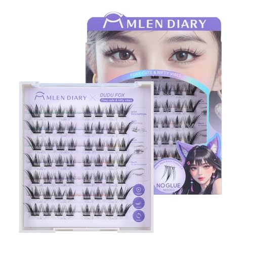Self-Adhesive Lash Clusters - Pre-Glued DIY Eyelash Extensions 56pc