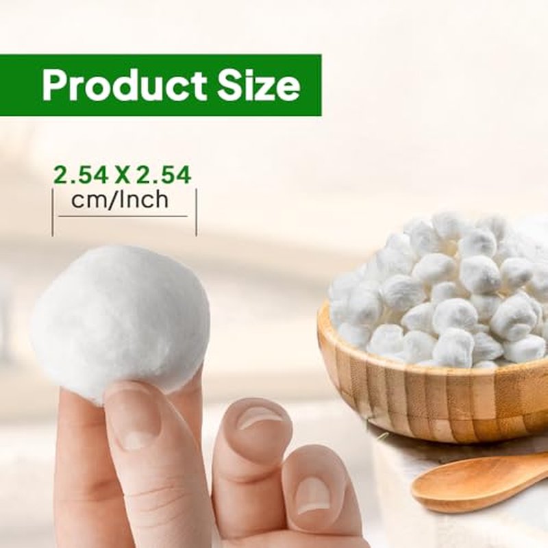 Spa Stix Cotton Balls 500 Count Medium Soft