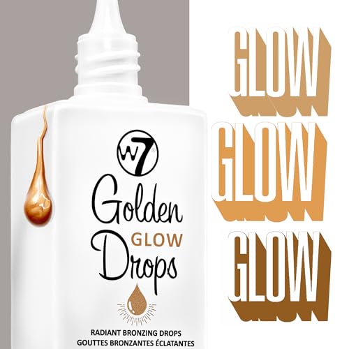 W7 Golden Glow Bronzing Drops - Liquid Bronzer
