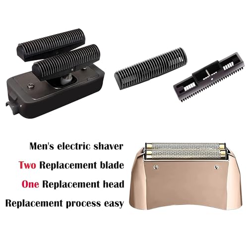Pro Shaver Replacement Foil and Cutters compatible with andis 17220/17230 shaver ProFoil Lithium replacement Gold,4 pcs