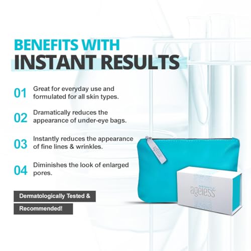 Instantly Ageless Eye Bag Remover - 25 Vials & Makeup Bag