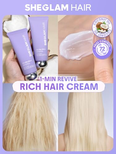 SHEGLAM 1-Minute Revive Rich Hair Cream - 72-Hour Frizz Control
